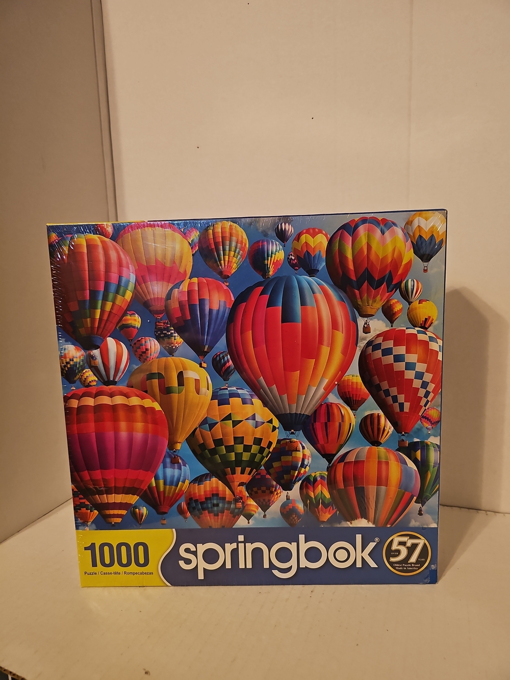 Springbok Hot Air Balloons 1000-Piece Puzzle - Vibrant Multi-Color